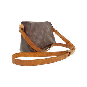 Louis Vuitton Bag Shoulder Leather Brown Viva Cite Monogram
